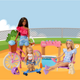 thumbnail image 4 of Barbie Backyard Fun Doll Playset with 3 Dolls, 4 of 5