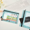 thumbnail image 2 of FORMRS 2 Pack Pencil Pouch for 3 Ring Binder with Clear Window Zipper Case, Capybara Splash, 2 of 6
