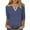 Dark Blue, variant on TFEOQRY Blouses for Women Casual Stripe Printed Fashionable Pullover Shirt Long Sleeve V-Neck Tops Black
