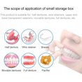 thumbnail image 4 of Large Denture Case with Lid, Upgrade 3 Layer Design Denture Baths & Mouth Guard Container, Personal Orthodontic Supplies for Storage/Washing/Soaking,Orange, 4 of 7