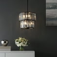 thumbnail image 2 of SAFAVIEH Crissa 6-Light Mid-century Black Metal Chandelier, 2 of 8