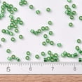 thumbnail image 4 of MIYUKI Delica Beads Cylinder Japanese Seed Beads 11/0 (DB0046) Silver-Lined Green 1.3x1.6mm Hole: 0.8mm about 2000pcs/10g, 4 of 4