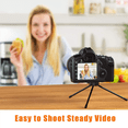 thumbnail image 3 of 5X Mini Metal Tripod, Desktop Tripod with 1/4 Inch Screws, Suitable for Projectors and All Cameras, 3 of 7