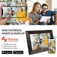 thumbnail image 4 of 8 Inch WiFi Digital Photo Frame, 1280 x 800 IPS LCD Touch Screen, Easy Setup to Share Photos or Videos via Uhale App, Auto-Rotate, 16GB Storage, 4 of 7