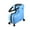 Blue, variant on 20" Children's Ride-On Luggage with Safety Belt Matte Finish, Silent Wheels, Spacious Compartment for Ages 3-12 travel suitcase