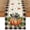F, variant on Smile Pumpkin Bow Buffalo Plaid Fall Table Runner,Seasonal Autumn Kitchen Dining Table Decoration for Home Party Decor 13x72 Inch