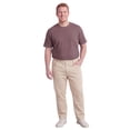 thumbnail image 6 of Turtle Bay New York Mens Comfort Fit Casual Elastic Waist Pull on Pants in Twill (Plus Sizes), 6 of 10