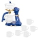 thumbnail image 2 of Tetera De Vidrio Semiautomática Para Casa De Té, Regalo Para Papá, Regalo De Cumpleaños, Azul, 2 of 9