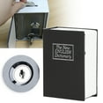 thumbnail image 4 of LIZEALUCKY Key Lock Book Diversion Safe, Metal, 4.5 in * 3.1 in * 1.8 in Stainless Steel, 9.6 oz, 4 of 9