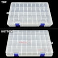 thumbnail image 2 of Plastic Organizer Container Storage Box Adjustable Divider Removable Grid Compartment for Jewelry Beads Earring Tool Fishing Hook Small Accessories( grids X ), 2 of 7