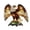 B, variant on Lypsnake Eagle Stained Glass Table Lamp, Vintage Hand Spliced Eagle Shaped Resin Night Light, Desktop Decor for Memorial Day Halloween Bedroom Living Room Study Display