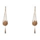 thumbnail image 2 of Inteprter Macrame Plant Hanger Amplia aplicación No es fácil de romper Resistente a la corrosión Macrame Plant Hangers basket 120g 101.6cm cesta 120g 101.6 cm 2Conjunto, 2 of 6