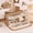 Brown1257, variant on Tuvgenk Large Capacity Pencil Cases Multiple Compartments Black Pencil Pouch Cloth Zipper Solid Color Durable Cosmetic Bag for College