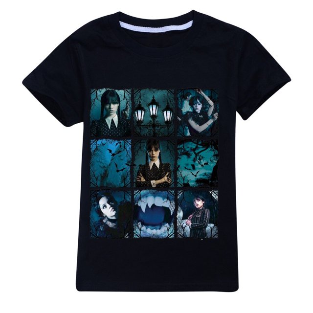Nueva camiseta de manga corta 100% algodón para niñas, disfraz de fiesta de cumpleaños para niños zhangyuxiang LED