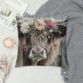 thumbnail image 2 of Qinduosi Highland Cow Art Throw Pillow Cover Decor Vintage Country Farmhouse Art for Gifts and Home Decor Throw Pillow Cover Inches Farmhouse Throw Pillow Cover, 2 of 5