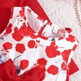 thumbnail image 2 of Girls Fall Floral Sleeveless Dress With Solid Color Cardigan Outfits Toddler Two Piece Clothes, 2 of 9