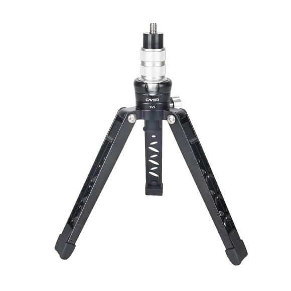 Cayer Mini trípode Profesional con Placa de liberación rápida de 3/8 y 1/4 Pulgadas, trípode de Escr