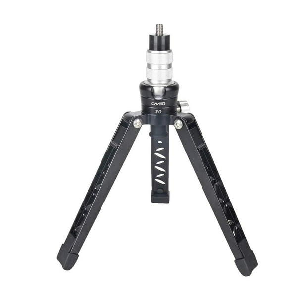 Cayer Mini trípode Profesional con Placa de liberación rápida de 3/8 y 1/4 Pulgadas, trípode de Escr