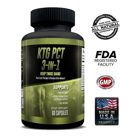 Keep Those Gains PCT 3-In-1 - Post Cycle Therapy - 60 (The Best Post Cycle Therapy)