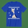 thumbnail image 5 of Old Glory Mens Big Alpaca Scarf Ugly Christmas Sweater Short Sleeve T Shirt, 5 of 6