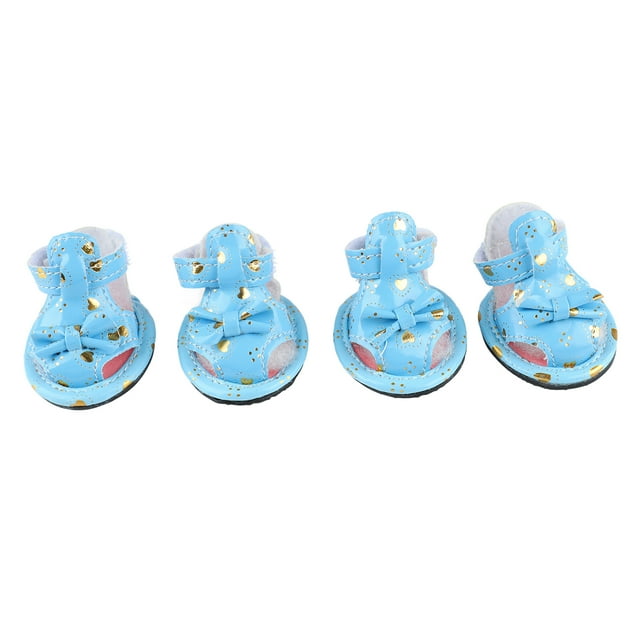 Zapatos impermeables de verano para perros, sandalias para perros, transpirables, previenen las sandalias para mascotas, sandalias impermeables para perros impulsadas por el rendimiento