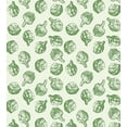 thumbnail image 3 of Artichoke Duvet Cover Set, Fresh and Green Artichokes Hand Drawn Nature Agriculture Harvest Art Print, Decorative 3 Piece Bedding Set with 2 Pillow Shams, Queen Size, Fern Green, by Ambesonne, 3 of 3