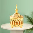 thumbnail image 2 of Redempat Luxurious Islamic Charcoal Incense Burner Gold Censer Candle Holder Style 3 1Set, 2 of 6