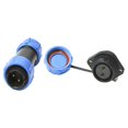 thumbnail image 2 of Conector De Alimentación Impermeable Enchufe De Aviación Circular Cable De Alimentación Industrial Yotijar Conector de alimentación a prueba de agua, 2 of 7