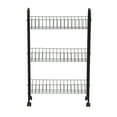 thumbnail image 5 of Household Essentials Slim Storage Cart, 3 Shelf Storage Cart with Wheels, Perfect for Laundry Rooms, Bathrooms, Pantries, Kitchens and More, 5 of 6