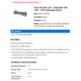 thumbnail image 2 of Front Sway Bar Link - Compatible with 1998 - 1999 Volkswagen Beetle, 2 of 2