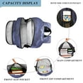 thumbnail image 3 of FORMRS Unisex School Backpack 17" Student Travel Bag with Laptop Compartment, Moonlight Mountain, 3 of 7
