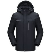 CAMEL Men's Snow Fleece Parka Rain Waterproof Ski Jacket Coat