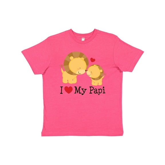 Inktastic I Love My Papi Childs Youth T-Shirt