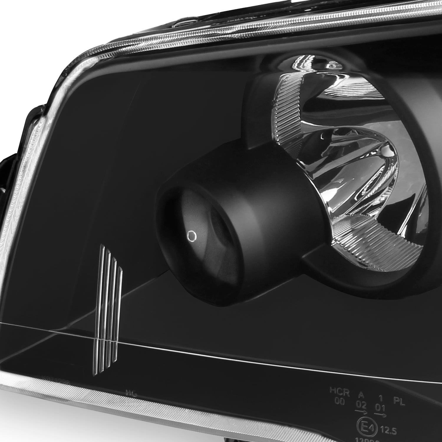 AKKON - For 2008-2016 Chrysler Town & Country | 11-20 Dodge Grand Caravan Black Headlights Headlamps Left + Right
