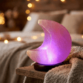 thumbnail image 5 of Himalayan Salt Lamp, Color Changing LED Night Light with Wood Base, USB Powered Natural Rock Salt Lamp for Bedroom, Home Decor & Gifts, 5 of 9