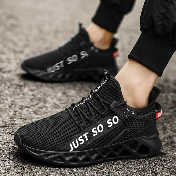 BUBUDENG Mens Tennis shoes Lightweight Breathable Athletic Running Shoes Fashion Sneakers Fitness Training Shoes