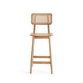 thumbnail image 3 of Manhattan Comfort Versailles 25.98" Wood Counter Stool in Natural, 3 of 5