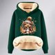 thumbnail image 5 of WILLBEST Sudadera con Capucha Oversize para Mujer, con Estampado Navideño de Vaca y Cordero Grande, 5 of 5