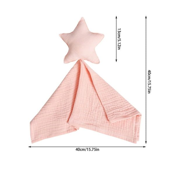 Sofa Vama Ropa de Cama Pañuelo calmante de tela para bebés Pañuelo calmante para muñecas bebés durmiendo for Navideño