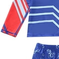 thumbnail image 5 of ITSAME Split Swimwear for Boys, Sun Protection Quick-Dry with Swim Cap Summer Beach Fashion Swimsuit 3-Piece Blue 7-8T, 5 of 9