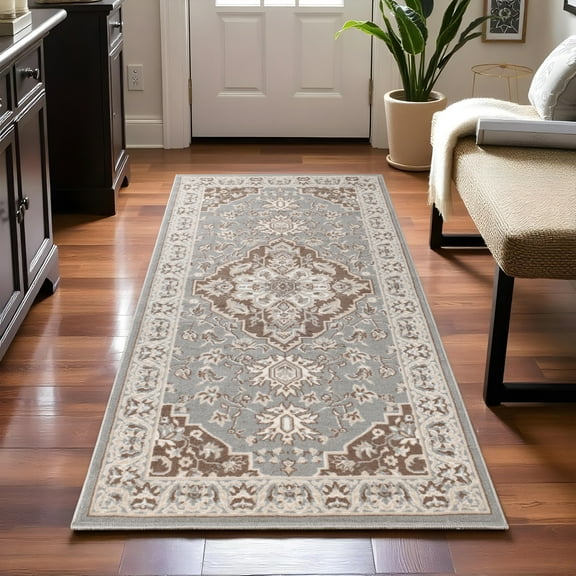 Superior Glendale Indoor Area Rug, 2' 7" x 6', Gray
