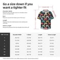 thumbnail image 5 of Lukts Retro Video Game for Men's Hawaiian Shirt Beach Short Sleeved Button top-Small, 5 of 5