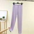 thumbnail image 2 of cfhntfmh Womens Pajama Pants Soft Comfortable Lightweight Jogger Pants Elastic Waist Pajama Bottoms Lounge Pants, 2 of 5