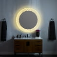 thumbnail image 7 of Oxygen Lighting 3-1201-0 Perla 30" Diameter Modern Circular Aluminum Framed Bathroom Wall, 7 of 7
