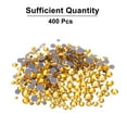 thumbnail image 3 of 400 Pcs Hotfix Rhinestones Flatback Crystal Glass Gems with Clear Bag Nail Art Kit for Crafts Clothes DIY Decoration 5 Sizes (SS6-SS20 Set, Golden), 3 of 6
