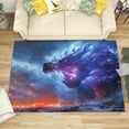 thumbnail image 1 of 4x6 Rug, Dragon Rug Washable Non Slip Soft for Living Room Bedroom, Kids Boys Teen Gamer Area Rug, Fantasy Animal Carpet, Dragon Home Decor & Gifts, 1 of 7