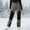 Gray, variant on Tawop Girls Snow Pants Kid's Colorblocked Pocket Fleece Ski Pants Pants Fashion Boys and Girls Ski Pants