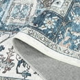 thumbnail image 3 of Geetinfly 8*10FT Area Rugs Vintage Area Rug Distressed Boho SoFT Area Rugs Rug Carpet Machine Washable Non-Slip Perfect for Living Room Bedroom Dining Room blue-green, 3 of 7