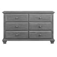 thumbnail image 3 of Oxford Baby Kenilworth 6 Drawer Dresser, Graphite Gray, 3 of 6