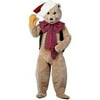Christmas Pot Bellied Bear Mascot Costume